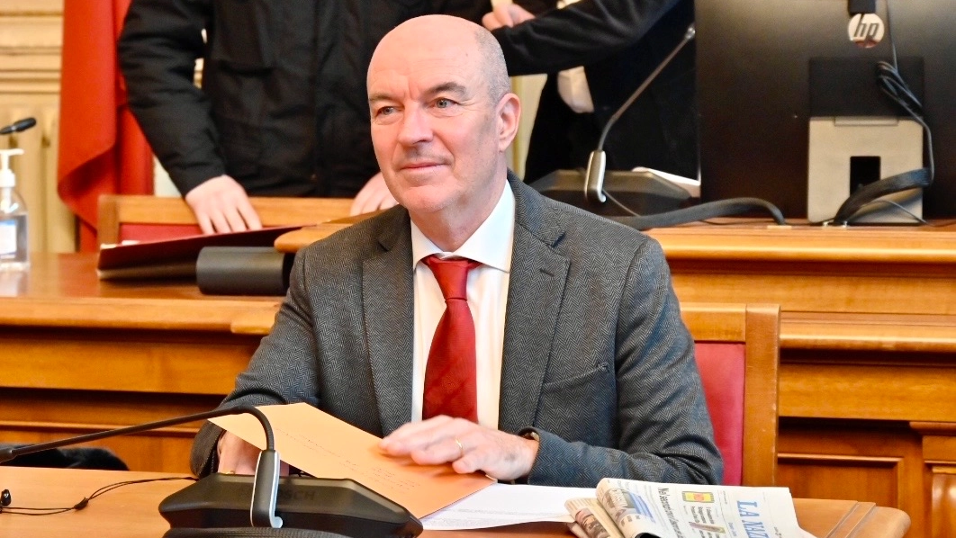 Il sindaco di Livorno, Luca Salvetti (Foto Novi)