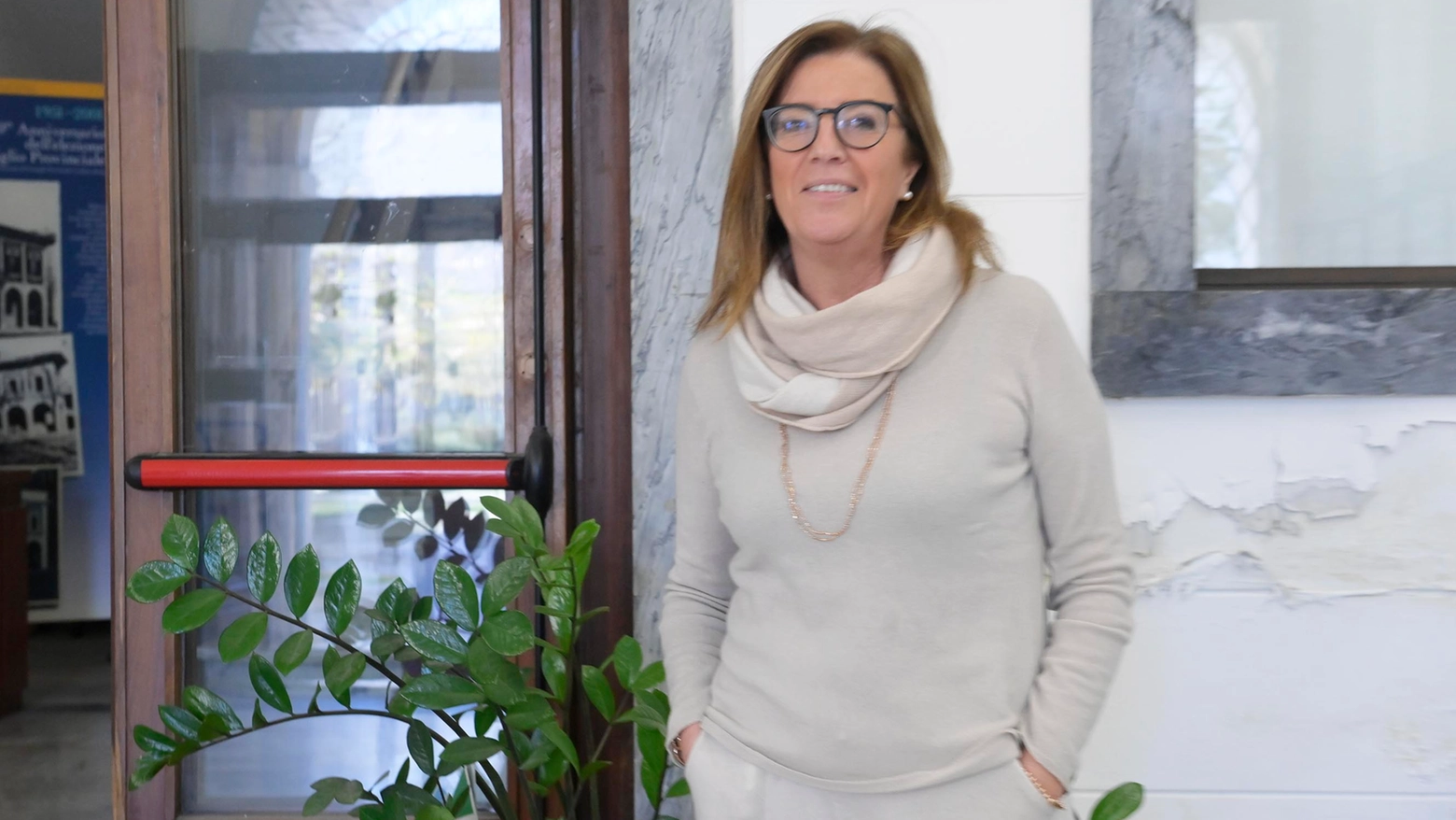 Sandra Scarpellini, presidente della Provincia di Livorno (Foto Novi)