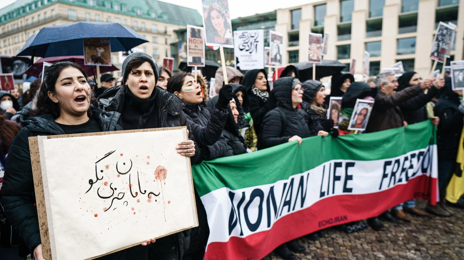 Manifestazione per la libertà in Iran