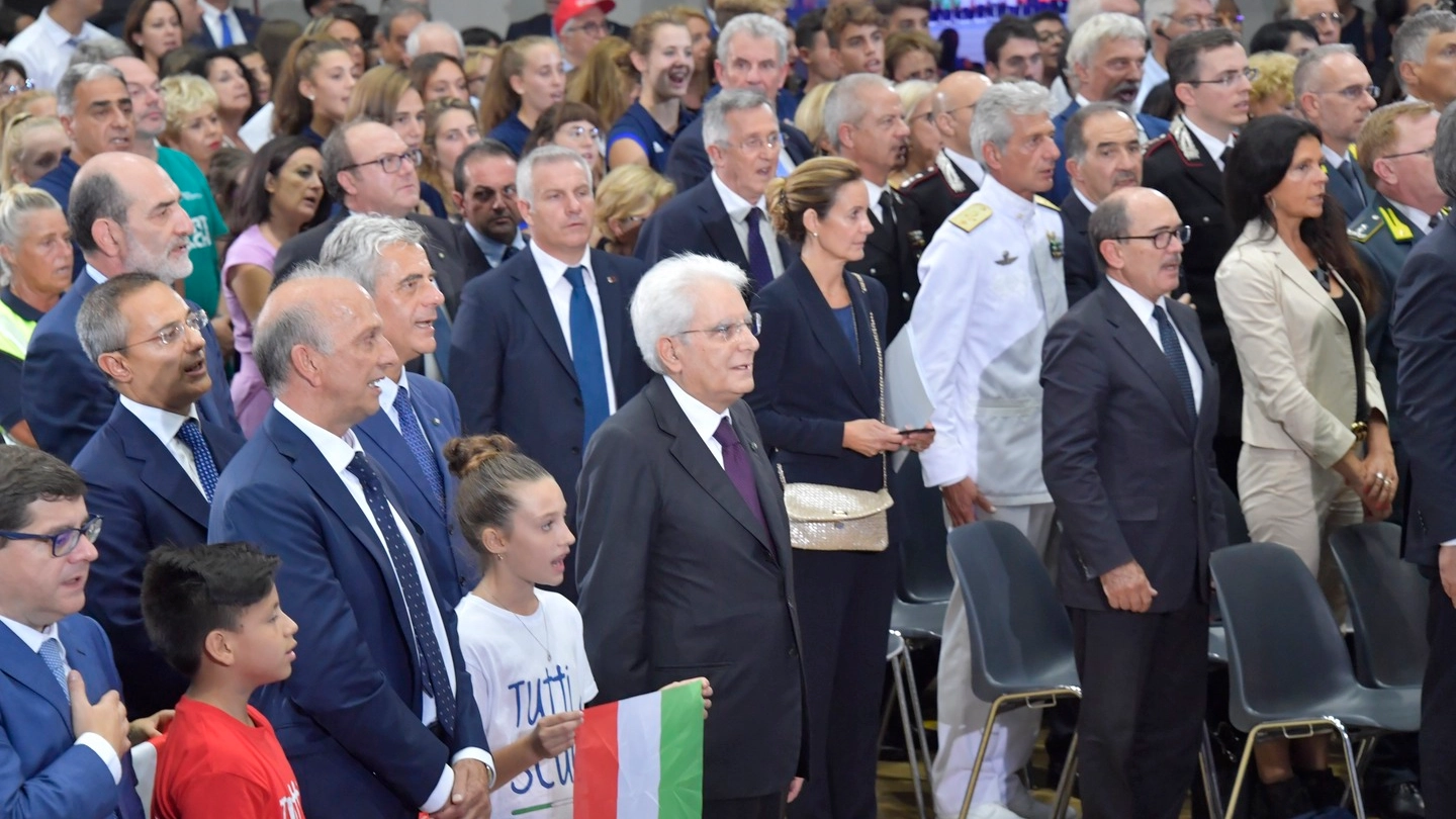 Portoferraio, il Presidente Mattarella inaugura l'anno scolastico (Novi)