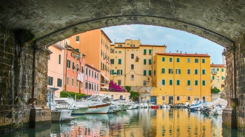 Una suggestiva immagine dei fossi in Venezia