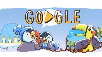 Il doodle di Google per le feste 