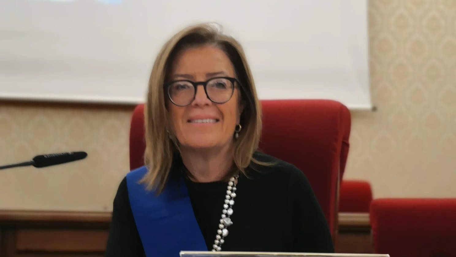 La presidente della Provincia di Livorno, Sandra Scarpellini