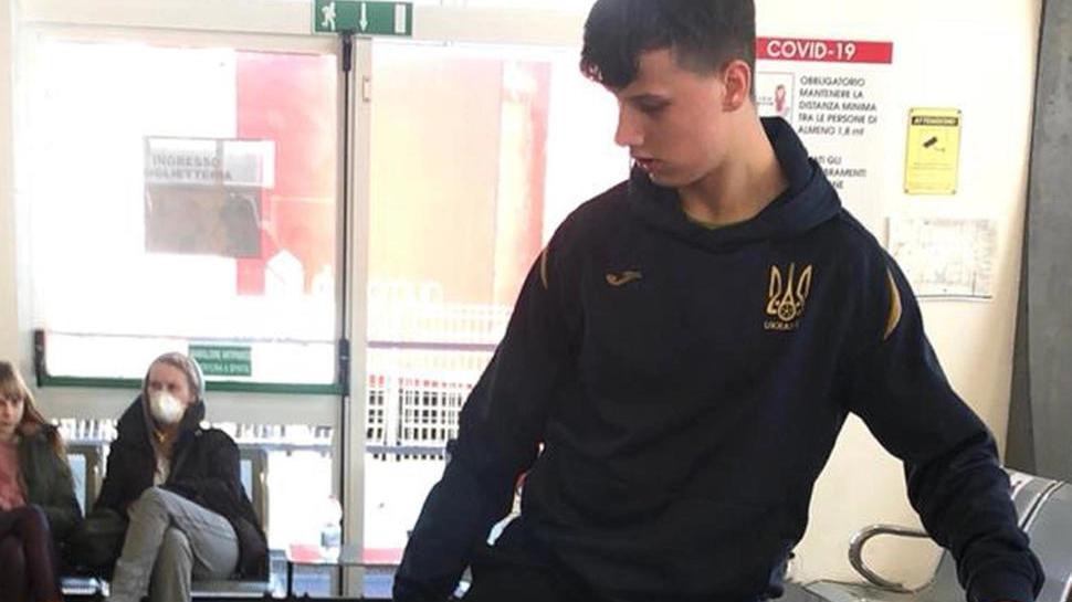  Il 14enne ucraino giunto in Italia che sogna di diventare calciatore