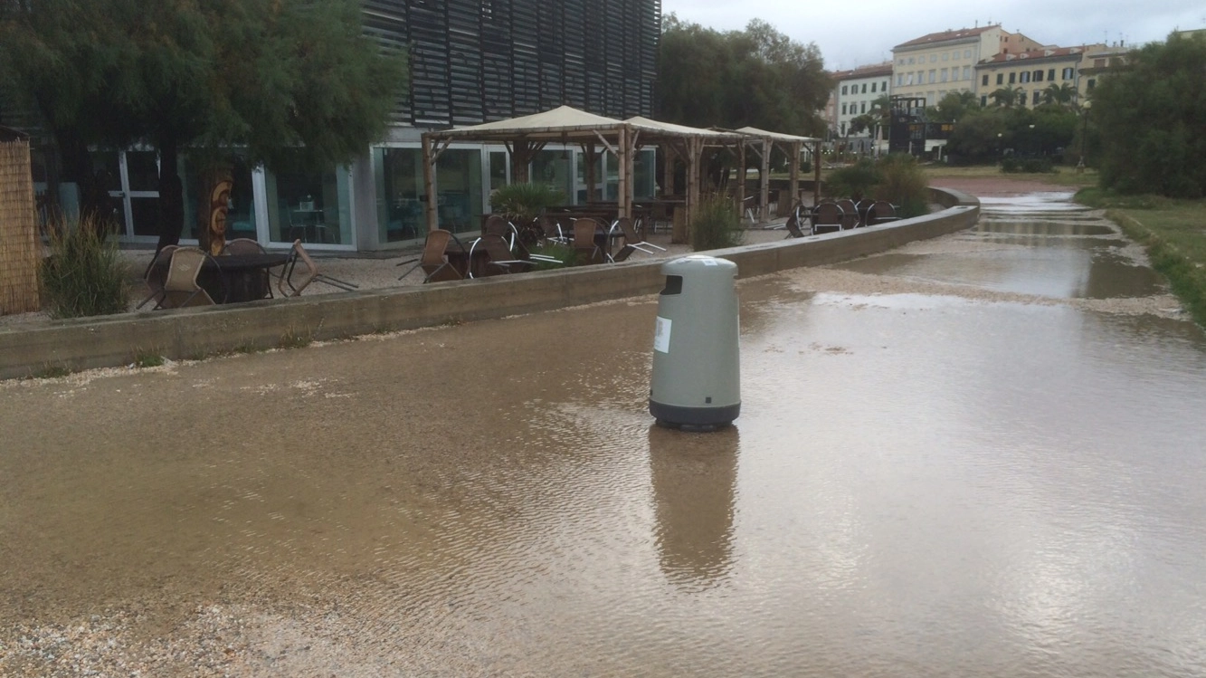 Alluvione a Livorno (Foto Novi)