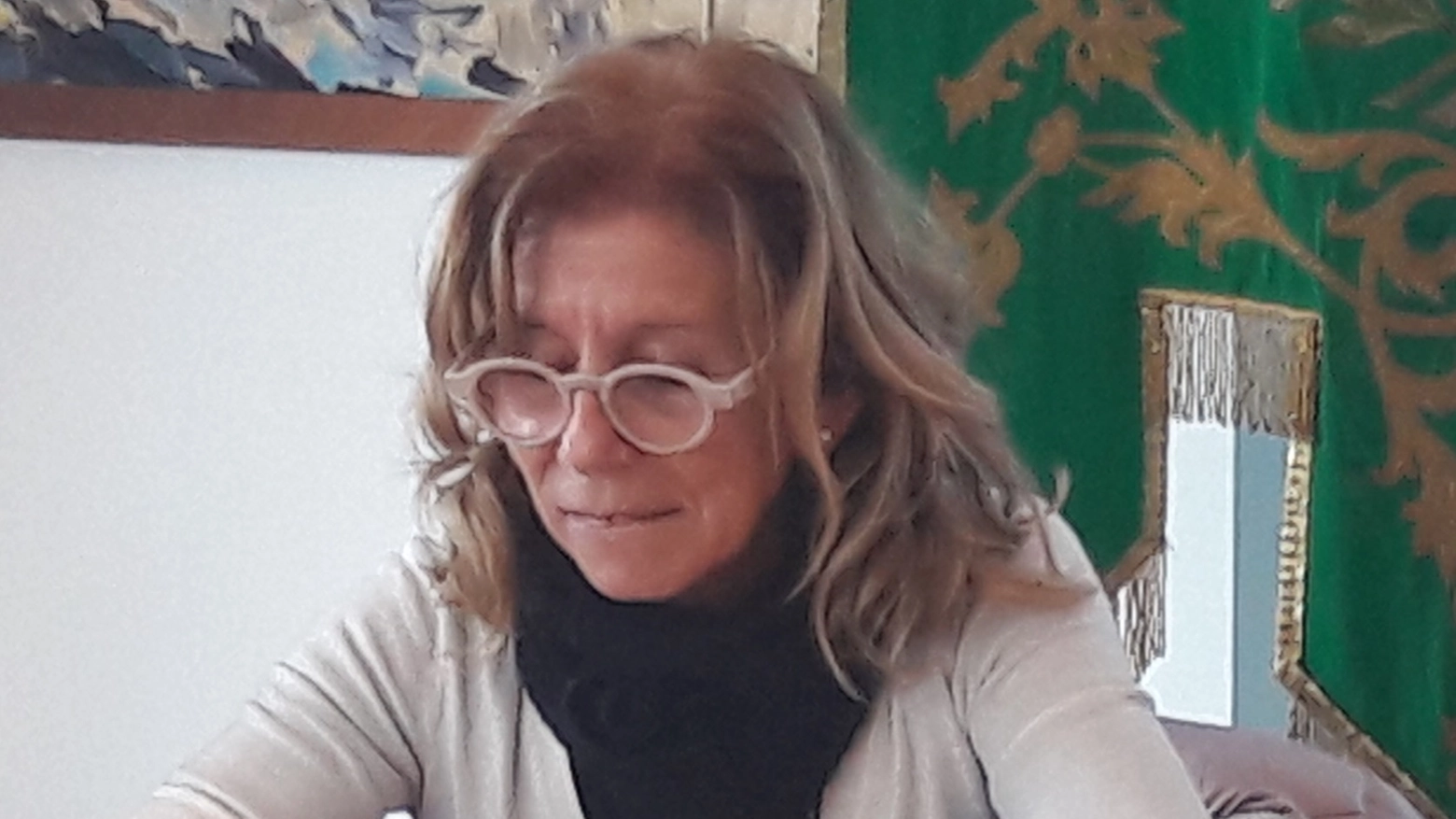 Il sindaco di Marciana Marina, Gabriella Allori