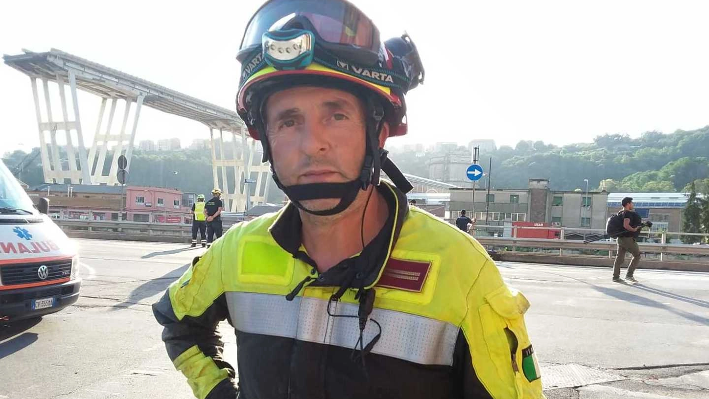 Giovanni Patroni, 54 anni, vigile del fuoco