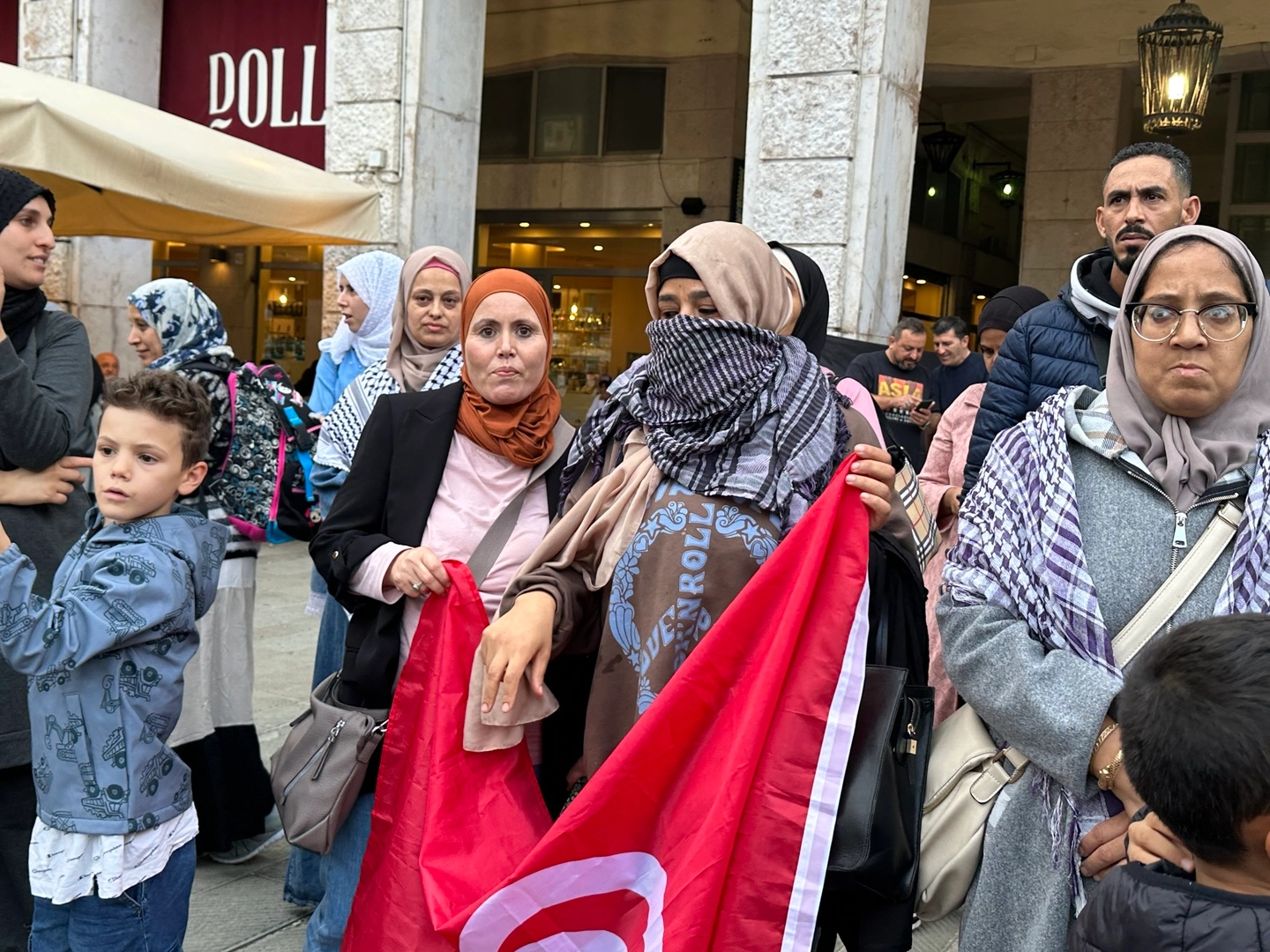 Livorno, manifestazione pro Palestina ￼