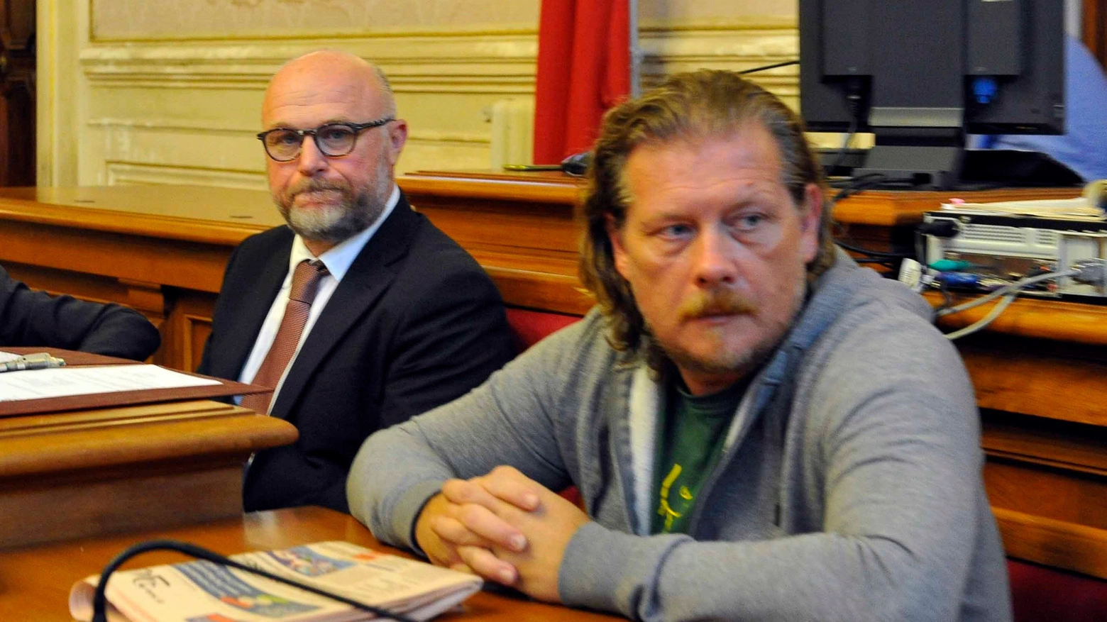 Filippo Nogarin, con il suo ex assessore al Bilancio, Gianni Lemmetti