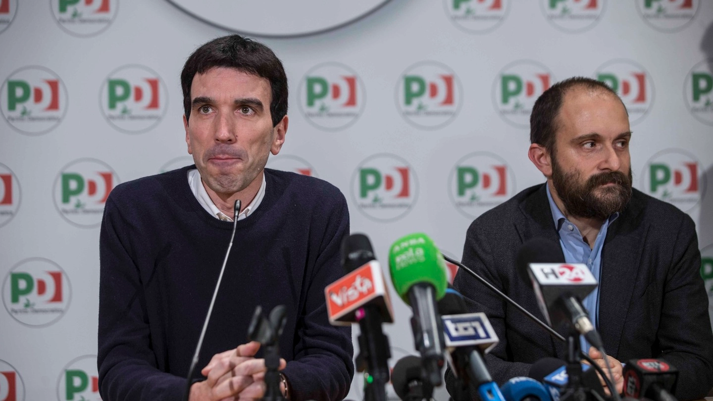 Elezioni 4 marzo 2018, Maurizio Martina e Matteo Orfini (ImagoE)
