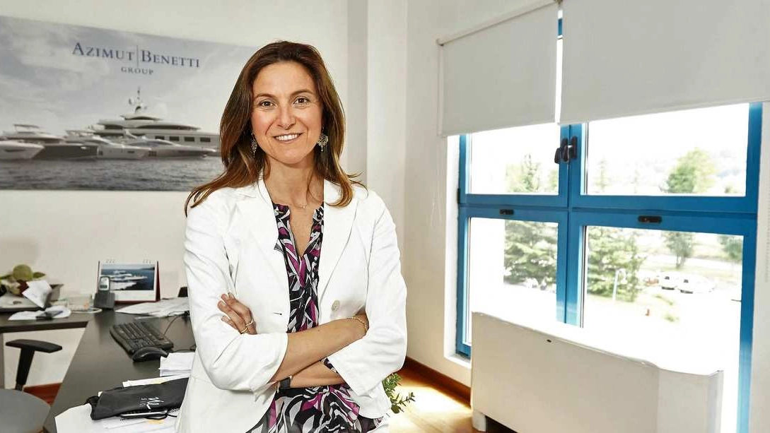 Giovanna Vitelli vice presidente di Azimut Benetti ha presentato lo yacht B.Yond