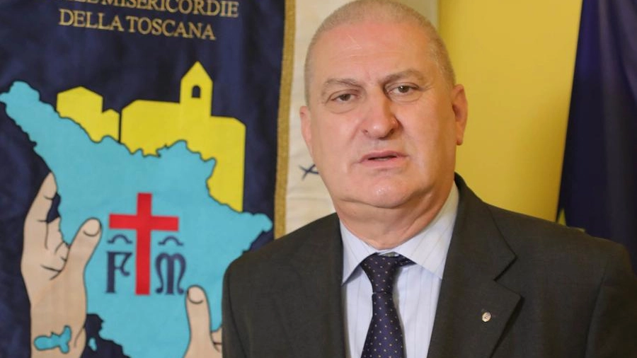 Il presidente della Federazione delle Misericordie toscane, Alberto Corsinovi