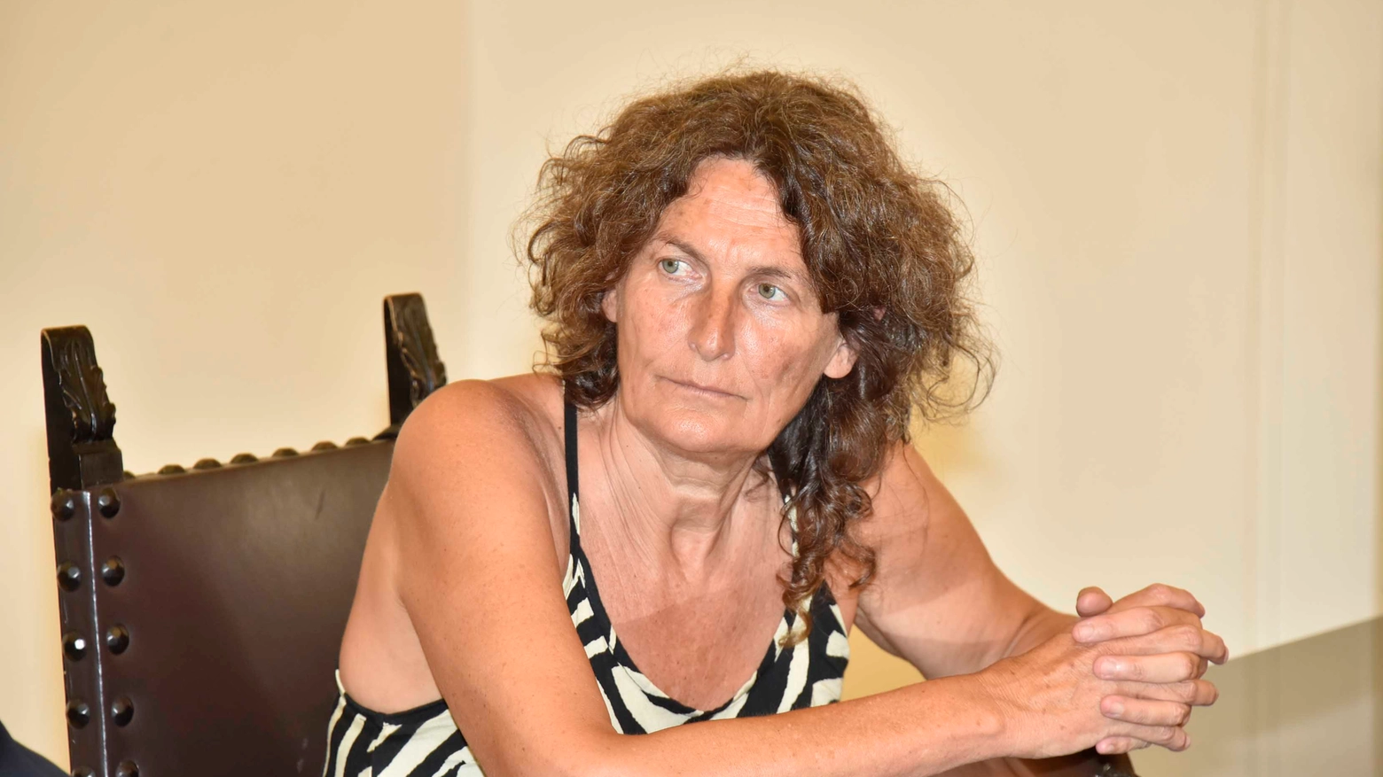Il sindaco dell'isola Caprai, Marida Bessi 