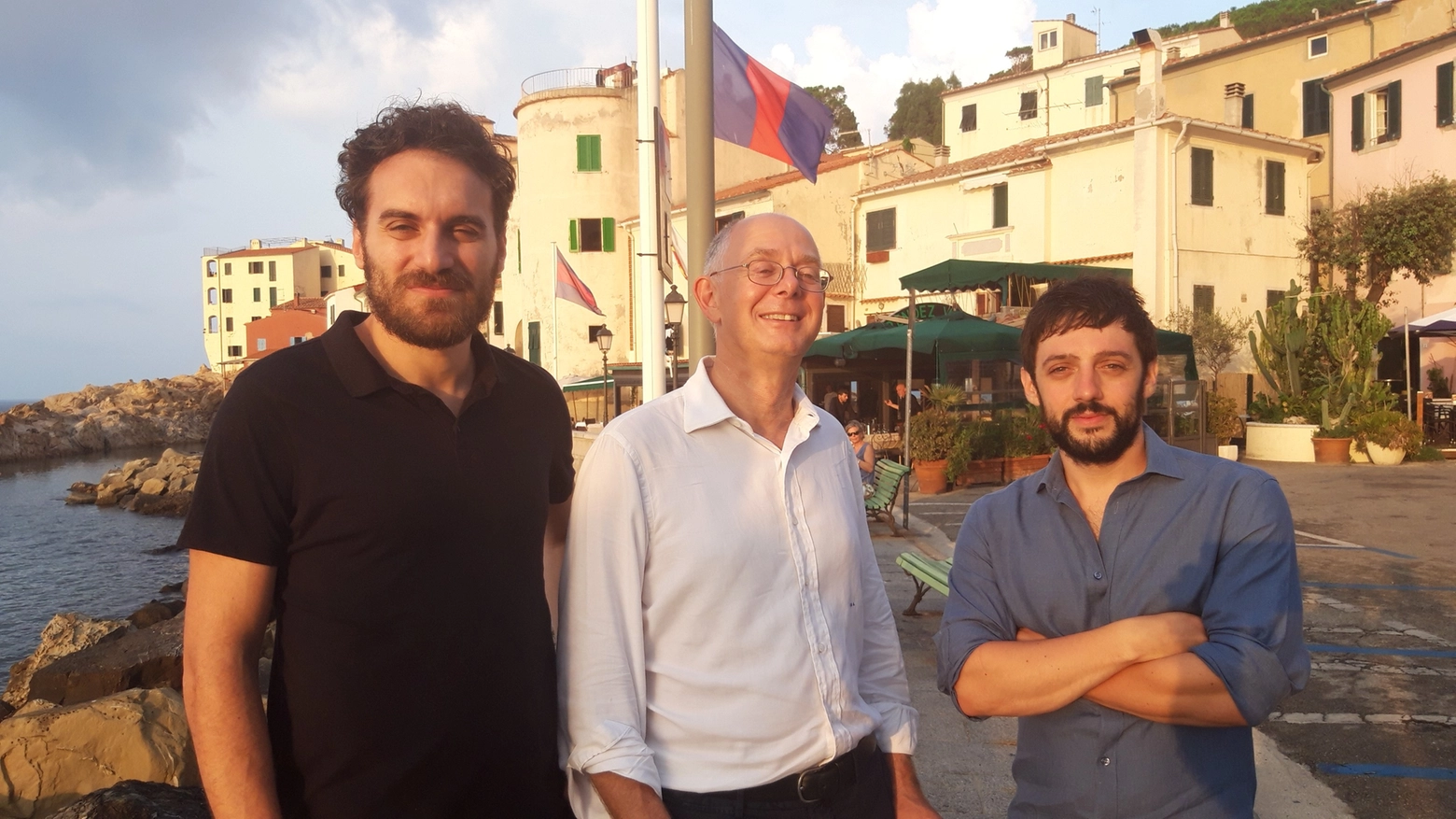 Da sinistra Clemente Lepre, Federico Barbiellini Amidei e Sacha Biazzo