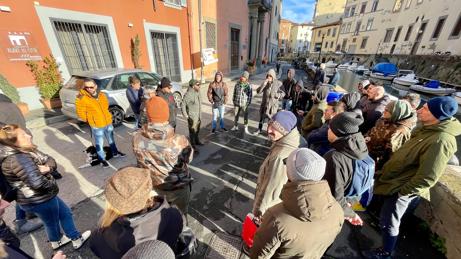 Livorno: mobilitazione davanti a Palazzo Rosciano, sede dell'Adsp