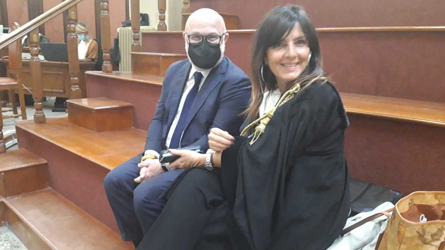 Filippo Nogarin e l’avvocato Sabrina Franzone