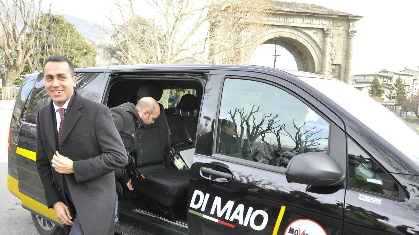 Luigi Di Maio in tour pre-elettorale in Piemonte e Val d'Aosta (Ansa)