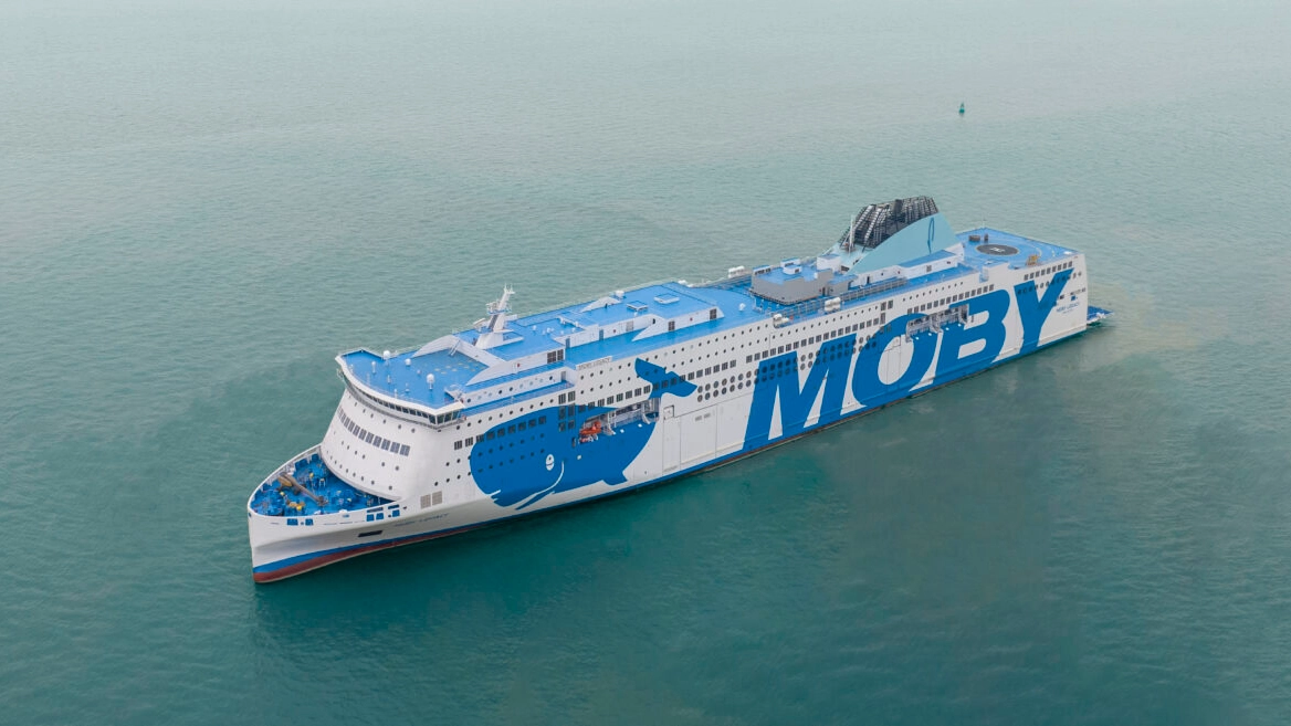 Sono il Legacy e il Fantasy della Moby, in servizio sulla tratta fra Livorno e Olbia