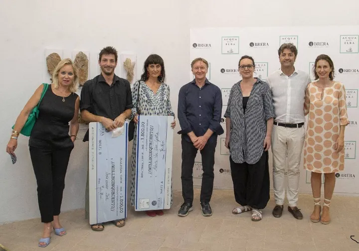 La consegna dei premi ai vincitori del ’Premio Arte Acqua dell’Elba’
