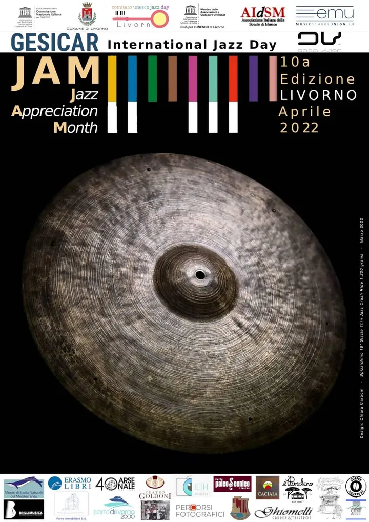 Jam Jazz Appreciation Month Livorno Aprile 2022 a cura del Comitato Unesco Jazz Day Livorno
