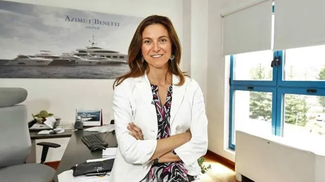 Giovanna Vitelli vice presidente di Azimut Benetti ha presentato lo yacht B.Yond