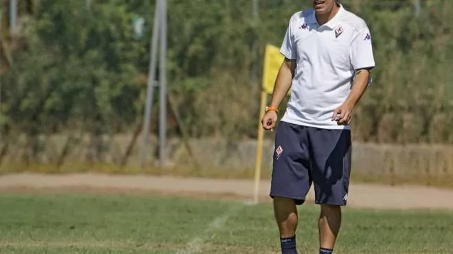 Matia Balestracci allena i giovani della Fiorentina