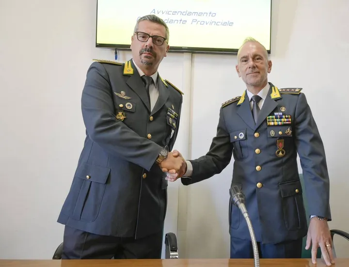 Il colonnello Gaetano Cutarelli, a destra, e il colonnello Cesare Antuofermo