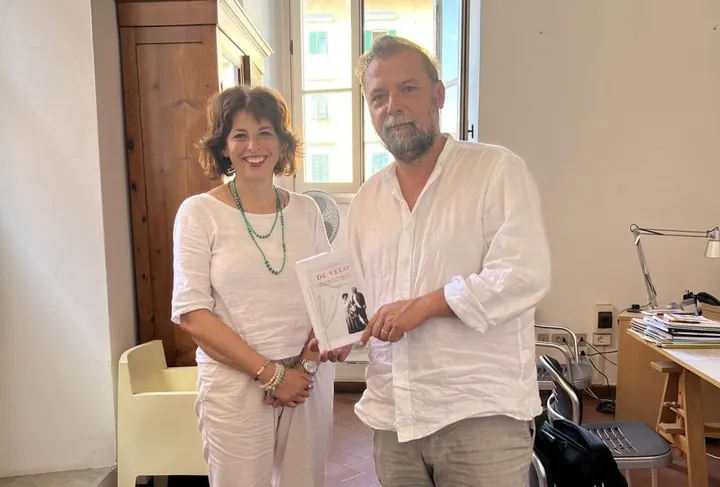Valentina Ughetto con l’assessore Simone Lenzi