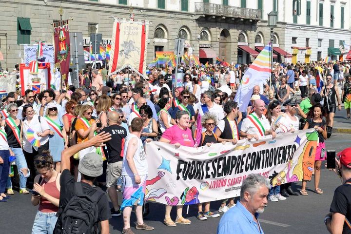 Toscana Pride 2022 a Livorno (foto Novi)