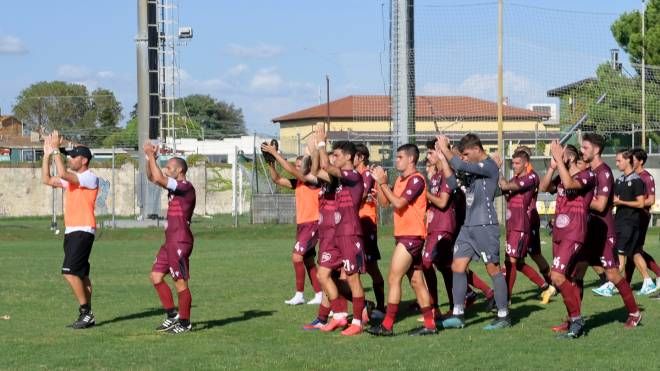Livorno-Sangiovannese, la partita finisce 0-2 (Foto Novi)