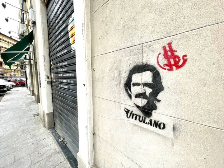 Livorno, il graffito di Miguel Vitulano in via delle Navi (Alessio Navi)