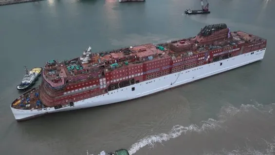 Varato il Moby Legacy, traghetto più grande del mondo. Collegherà Livorno e Olbia