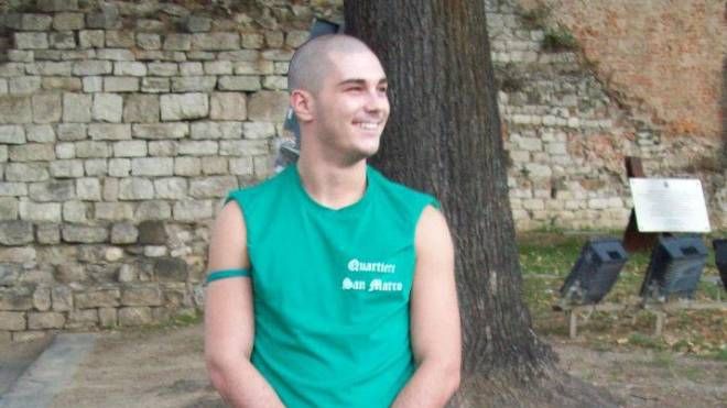 Gaddo Giusti con la maglia dei Verdi (foto da Facebook)