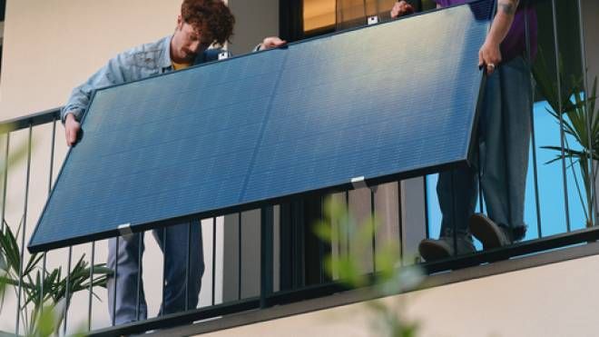 Pannelli solari da balcone