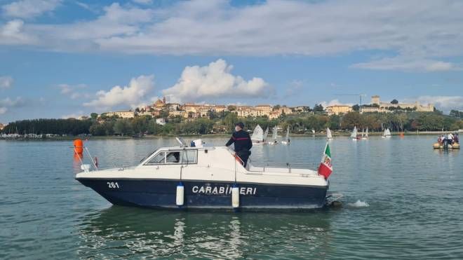 La motovedetta dei carabinieri